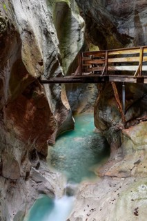 Boardwalk in the Seisenbergklamm