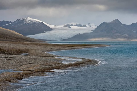 Mountains and bay