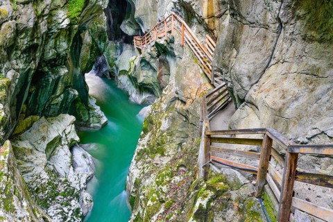 In the Lammerklamm gorge