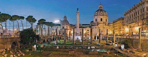 Final mood at the Trajan's Forum with Trajan column