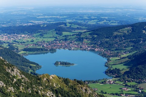 Schliersee with Schliersee Lake