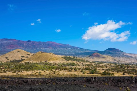 Volcanic landscape near Waikoloa
