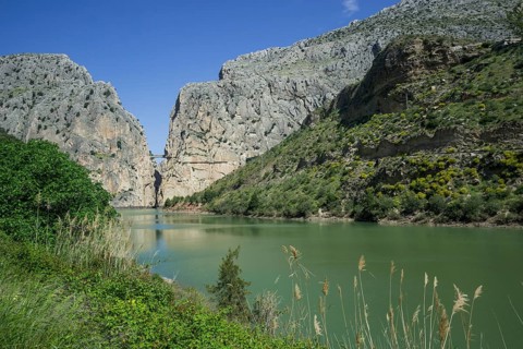 Rio Guadalhorce with Caminito del Rey via ferrata
