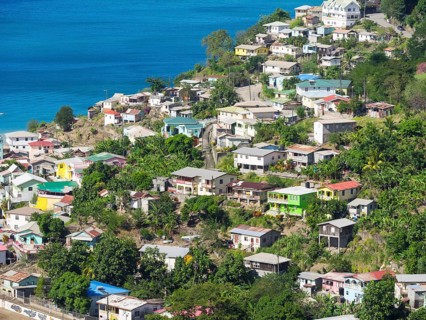 View of the village of Canaries