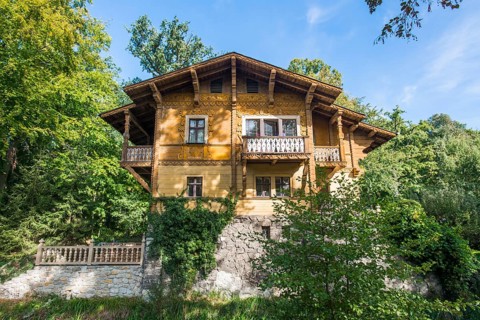 Historic Swiss house from the 19th century