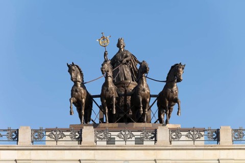 Quadriga at the Braunschweig Castle