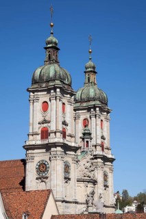 Towers of the Collegiate Church of St. Gallen