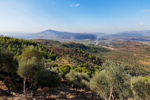 Bati Mentese Daglari mountain range in Milas