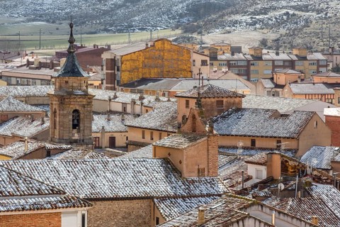 Overlooking the roofs of Molina de Aragon