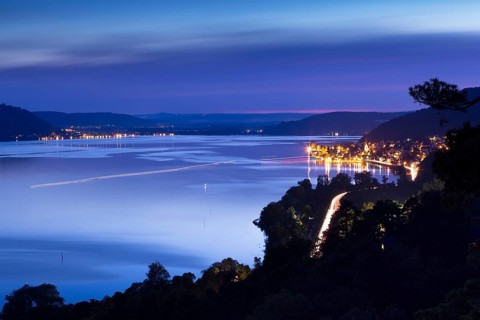 Lake Constance at the blue hour