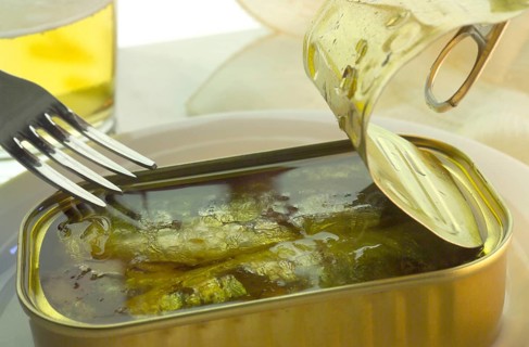 Sardines in a can