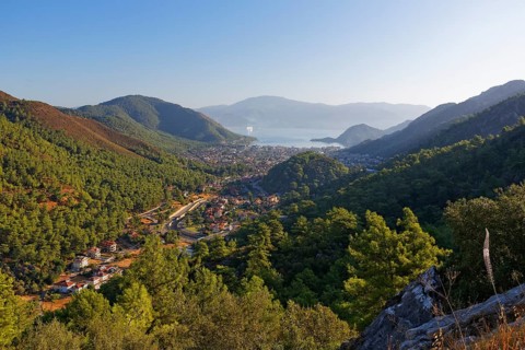 View of the resort of Icmeler