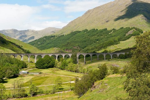 Bridge of the West Highland Line railway line