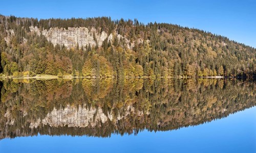 Lake Feldsee and Feldberg mountain