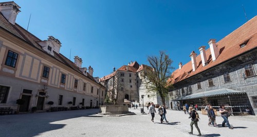 Castle courtyard