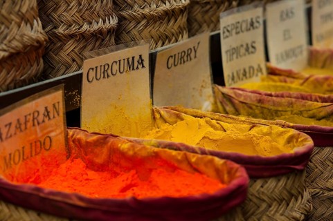 Spices on the market
