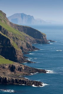 Rocky coast of Mykines