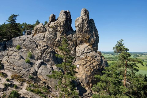 Hamburger Wappen' sandstone formations