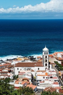 Townscape with the Church of Santa Ana