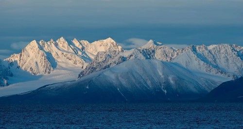 Mountains and glaciers