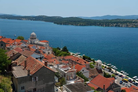 View of Sibenik with the Cathedral of St. James