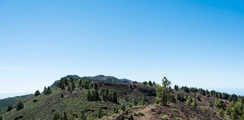 Volcanic landscape on the 'Ruta de los Volcanes'