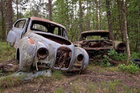 Kyrko Mosse junkyard