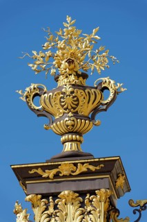 Decorative metal vase