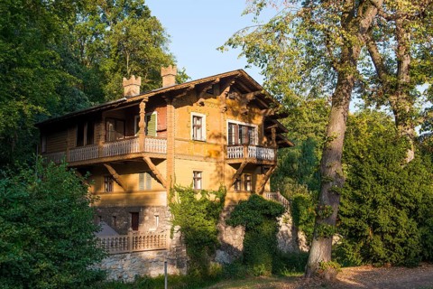 Historic Swiss house from the 19th century