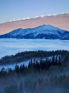 Schneeberg Mountain and the Schneealm alpine pasture