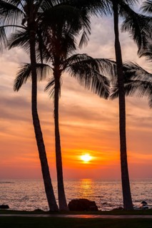 Sunset on the beach