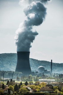Leibstadt Nuclear Power Plant and village