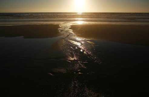 Sunset on the Portuguese Atlantic coast