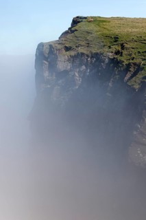 Clouds on the cliffs
