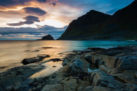 Haukland beach
