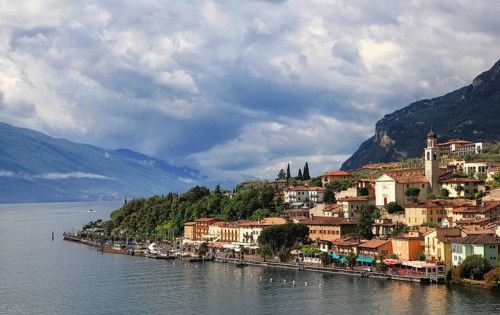 Townscape with Lake Garda