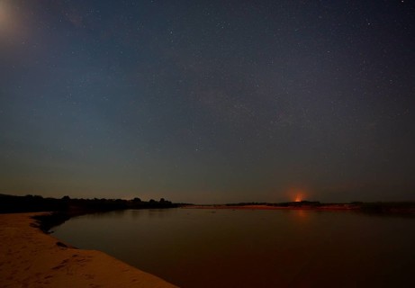 The Tsiribihina River at night