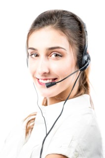 Support phone operator in headset