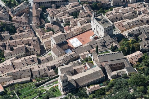 Historic town and town centre with Piazza Grande