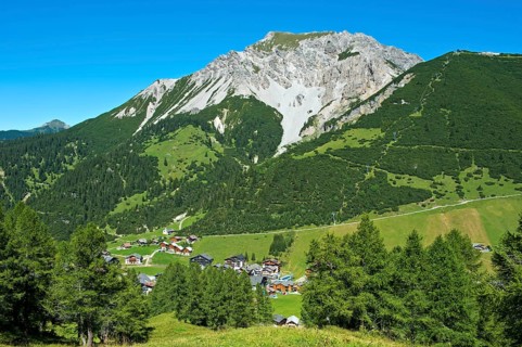 In the Malbun hiking area