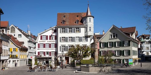 Gallusbrunnen fountain