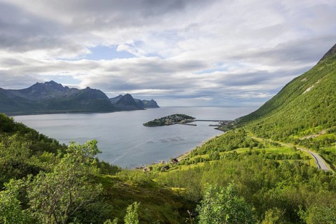 Views of the fishing village of Husoy