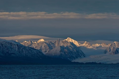 Mountains and glaciers