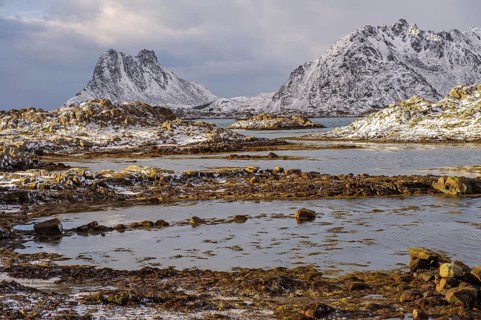Coastline with rocks