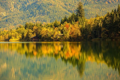 Autumn at Barmsee in Kruen