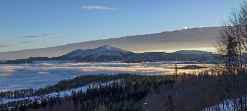 Schneeberg Mountain and the Schneealm alpine pasture