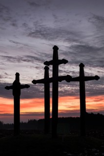Plague crosses near Emmingen ab Eck