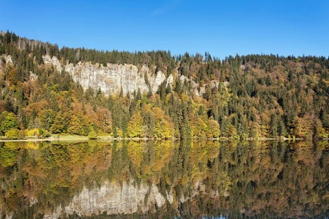 Lake Feldsee and Feldberg mountain