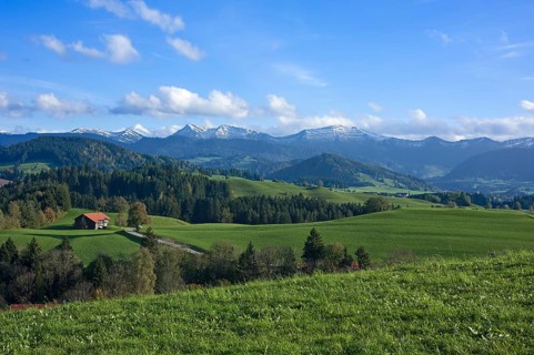 Farmhouse in the Allgau countryside