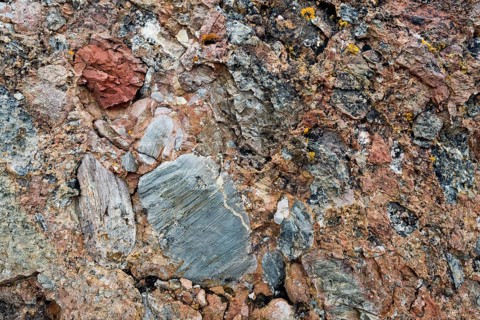 Iron oxide-containing sediment